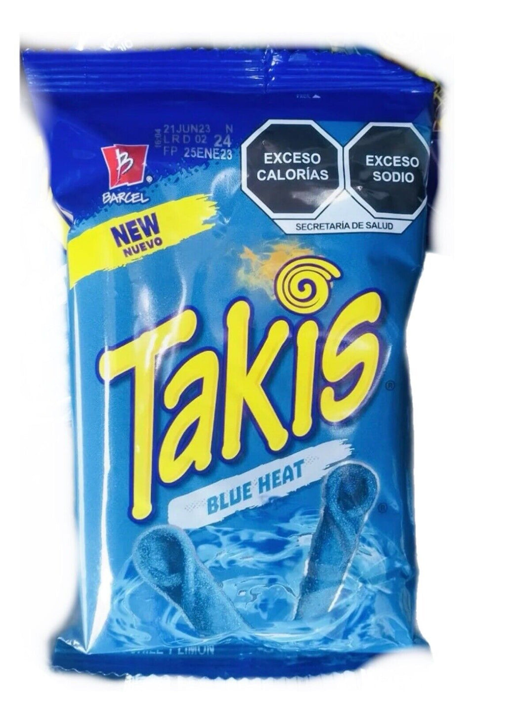 Barcel Takis Azul Blue Heat 65g Box w/5 bags papas snack – Border Merchant