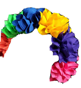 Mexican flower wide headband costume catrina dance folklorico Mexico women new