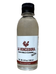 La Vencedora Mexican Vanilla Flavoring New Presentation Clear 8oz. Pack of 2