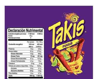 Takis Mix: Fuego | Blue Heat | Original | Salsa Brava | Huakamoles | 65g Each