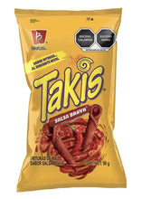 Load image into Gallery viewer, Barcel Takis Salsa Brava 56g Box w/5 bags papas snack authentic from Mexico