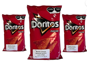 Sabritas Doritos Nacho 146g Box with 3 bags papas snack Mexican Chips