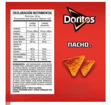 Load image into Gallery viewer, Sabritas Doritos Nacho 146g Box with 3 bags papas snack Mexican Chips