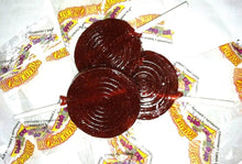 Load image into Gallery viewer, Miguelito Lollipop - Raqueta Enchilada Miguelito 40 ct