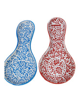Load image into Gallery viewer, Talavera Authentic Mexican Cucharera Spoon Rest Handmade Handpainted Barro Engove 1 Pc