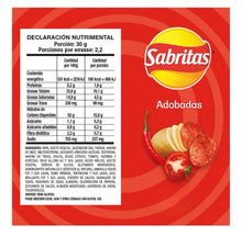 Load image into Gallery viewer, Sabritas Adobadas mexican chips Bundle of 12 Bags small