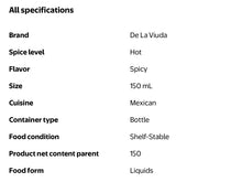 Load image into Gallery viewer, De la Viuda Salsa Picante Mexican Hot Sauce 5oz 2 Pk