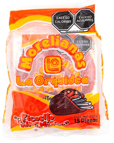 2 X La Orquídea Patyleta Tortilla Taco De Dulce Tamarindo Candy Snacks 30 Pcs