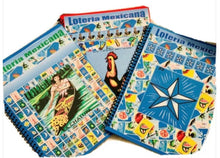 Load image into Gallery viewer, 40 BIG Boards Spiral Book Bingo Mexican Traditional Loteria Chalupa Table Game