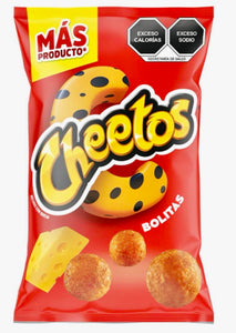 Sabritas Cheetos Bolitas Box W/3 BIG bags chips papas snacks authentic de Mexico