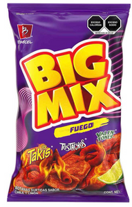 Barcel Big Mix Fuego BIG 185g bags papas snacks mexican chips Pack of 3