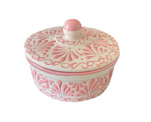 Load image into Gallery viewer, Talavera Authentic Mexican Tortillero Tortilla Warmer W/Lid Handmade Handpainted Barro 1 Pc