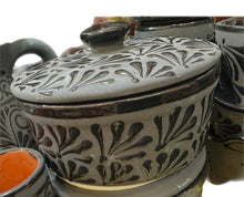 Load image into Gallery viewer, Talavera Authentic Mexican Tortillero Tortilla Warmer W/Lid Handmade Handpainted Barro 1 Pc