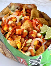 Load image into Gallery viewer, cueritos en vinagre seasoned pickled pork skins rinds in brine ready to eat 16oz