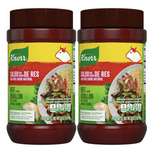 Load image into Gallery viewer, 2 X  Knorr Caldo De Res Beef Bouillon 35.3oz/2.2Lb Bottles From Mexico