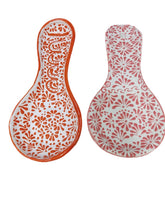 Load image into Gallery viewer, Talavera Authentic Mexican Cucharera Spoon Rest Handmade Handpainted Barro Engove 1 Pc
