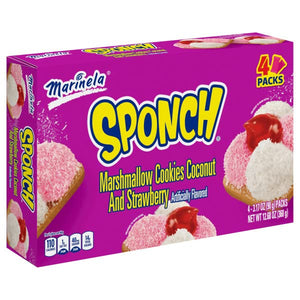 Marinela Sponch Marshmallow Cookies | 3 Pack | 12 Count