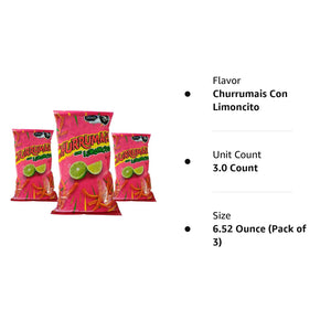 Churrumais Con Limoncito 3 pack