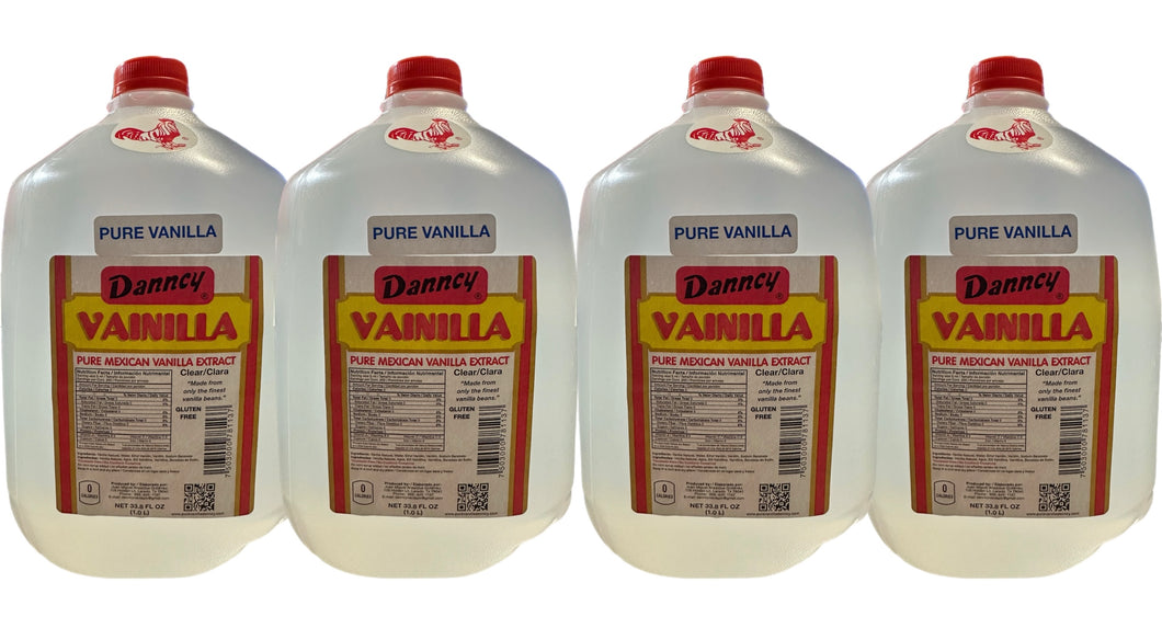 Danncy Mexican Vanilla Clear 1 Gal. Pack of 4