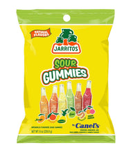 Load image into Gallery viewer, Jarritos gummies fruit flavored original sour &amp; spicy mexican candy 8oz 3 pk