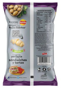 Sabritas Mexican Frituras Papas Chips Variety Pack SMALL Box w/5 bags Snacks