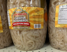 Load image into Gallery viewer, cueritos en vinagre seasoned pickled pork skins rinds in brine ready to eat 5lb
