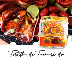 2 X La Orquídea Patyleta Tortilla Taco De Dulce Tamarindo Candy Snacks 30 Pcs