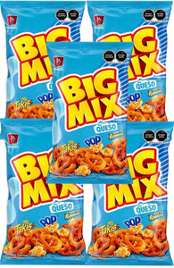 Barcel Big Mix Queso papas botanas snacks Mexican Chips 80g Pack of 5
