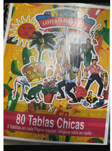 Load image into Gallery viewer, 80 MINI Boards Spiral Book Bingo Mexican Traditional Loteria Chalupa Table Game
