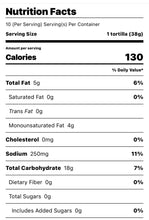 Load image into Gallery viewer, HEB Ready to Heat Flour Tortillas 10 Ct Bag Pack of 6 Total of 60 Tortillas