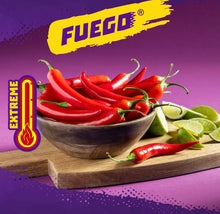 Load image into Gallery viewer, Takis Fuego Mini Bite Size Rolled Tortilla Chips Multipck 25 ct mini snack bags