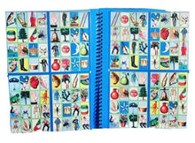 Load image into Gallery viewer, 40 BIG Boards Spiral Book Bingo Mexican Traditional Loteria Chalupa Table Game