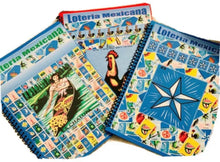 Load image into Gallery viewer, 40 BIG Boards Spiral Book Bingo Mexican Traditional Loteria Chalupa Table Game
