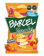 Load image into Gallery viewer, Barcel Toreadas Habanero papas botanas snacks Mexican chips BIG pack of 3