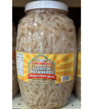 Load image into Gallery viewer, cueritos en vinagre seasoned pickled pork skins rinds in brine ready to eat 5lb