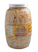 Load image into Gallery viewer, cueritos en vinagre seasoned pickled pork skins rinds in brine ready to eat 5lb