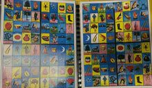 Load image into Gallery viewer, 40 BIG Boards Spiral Book Bingo Mexican Traditional Loteria Chalupa Table Game