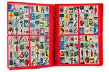 Load image into Gallery viewer, 40 BIG Boards Spiral Book Bingo Mexican Traditional Loteria Chalupa Table Game