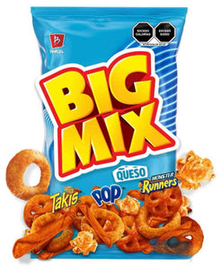 Barcel Big Mix Queso papas botanas snacks Mexican Chips BIG 185g Pack of 3