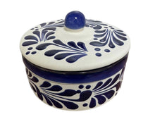 Load image into Gallery viewer, Talavera Authentic Mexican Tortillero Tortilla Warmer W/Lid Handmade Handpainted Barro 1 Pc