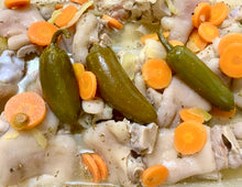 Load image into Gallery viewer, patitas en vinagre seasoned pickled pig pork feet in brine ready to eat 6lb