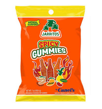 Load image into Gallery viewer, Jarritos gummies fruit flavored original sour &amp; spicy mexican candy 8oz 3 pk