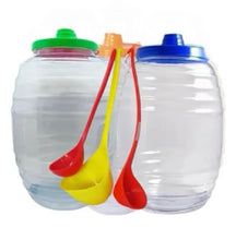 Load image into Gallery viewer, 5 gal. vitrolero aguas frescas random color w/lid &amp; laddle From Mexico Pack of 1