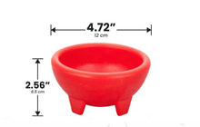 Load image into Gallery viewer, Tri Color Mexican Salsa Bowls Guacamole Chips Dip Sauce Fiesta SMALL 4.5” Set