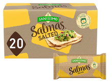 Load image into Gallery viewer, Sanissimo Salmas Salted Oven Baked Corn Crackers Gluten Free Non GMO Kosher 20Pk