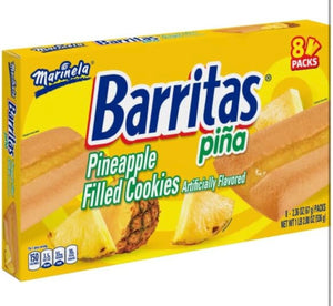 Marinela Barritas Piña Pineapple Soft Filled Cookie Bar | 3 pack (24 count)