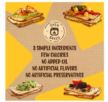 Load image into Gallery viewer, Sanissimo Salmas Salted Oven Baked Corn Crackers Gluten Free Non GMO Kosher 20Pk
