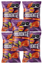 Load image into Gallery viewer, Sabritas Receta Crujiente Mexican Papas Botana Snacks Chips SMALL Pack of 5