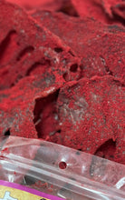Load image into Gallery viewer, carne seca crunchy 100% premium beef jerky red powder VOLCANIC hot mexican snack Texas made 1.3 oz.