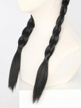 Load image into Gallery viewer, Two 23" Long Black Braids Hair Wig Accessories Folklorico Costume Dance Fiesta